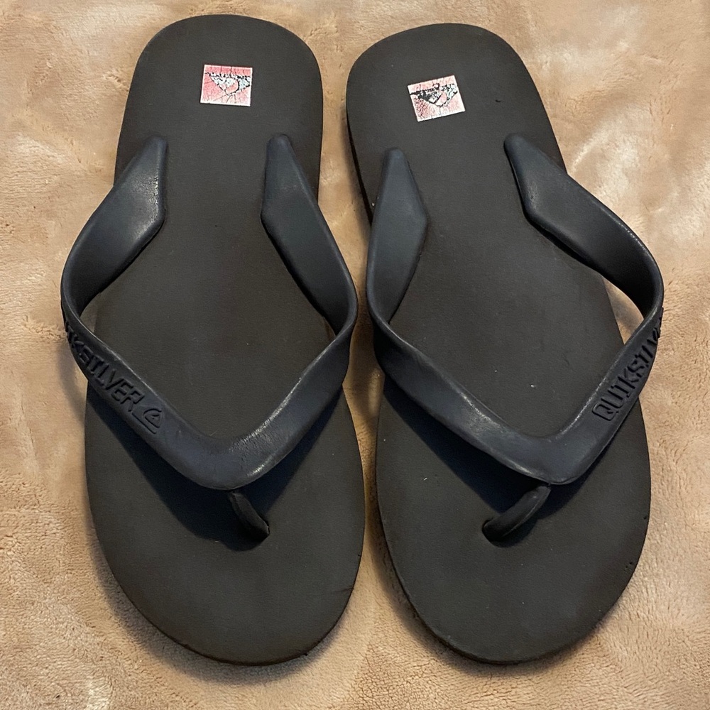 Quiksilver Men’s Brown Sandal Flip Flops Sz 10